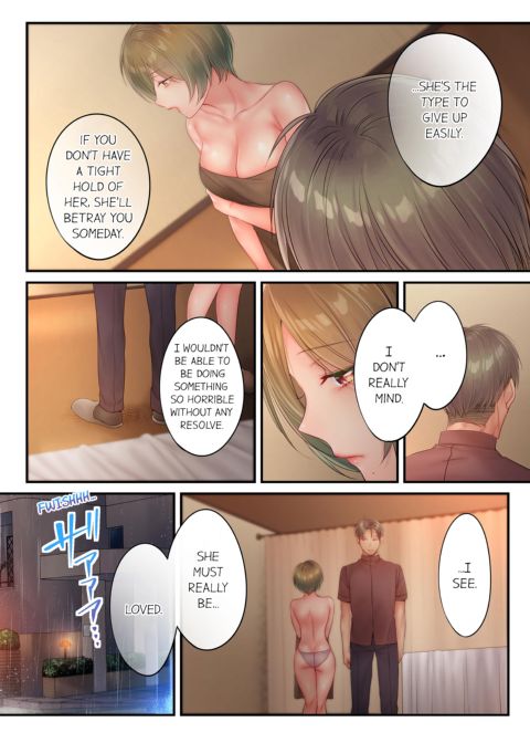 I Can't Resist His Massage! Cheating in Front of My Husband's Eyes Volume 7 Chapter 1 page 55