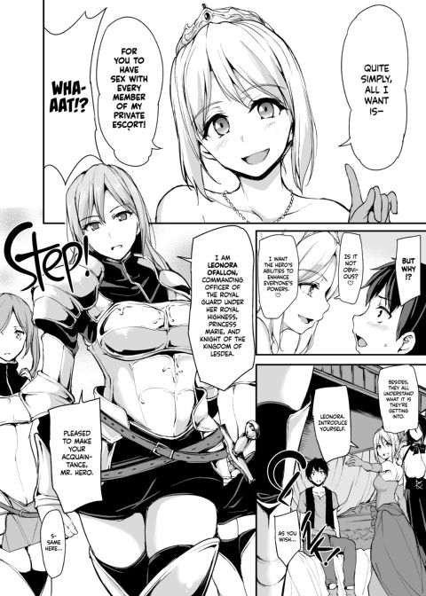 Tales of a Harem in Another World Vol. 3 - Creampie the Lady Knights! Chapter 1 page 9