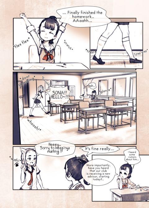 Heeey, teacher, can you give us ballet lessons? Chapter 1 page 10