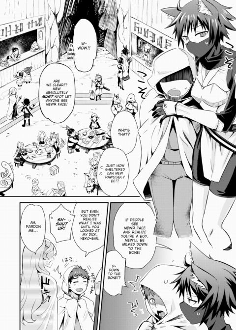 Kitty Ninja in a World of Chastity Reversal Chapter 1 page 6