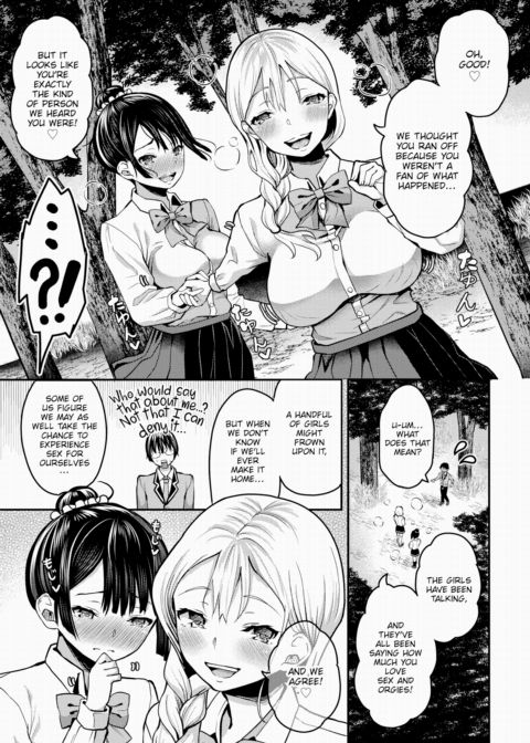Stranded on a Desert Island Where I Can Creampie All the Girls I Want ~Making My Female Classmates Into My Harem~ Ch.7 Chapter 1 page 12