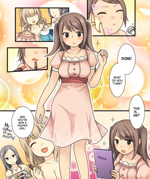 I Wanted to Have a Lesbian Get a Taste of My Cock, but I Got Turned Into a Girl Instead Chapter 1 page 32