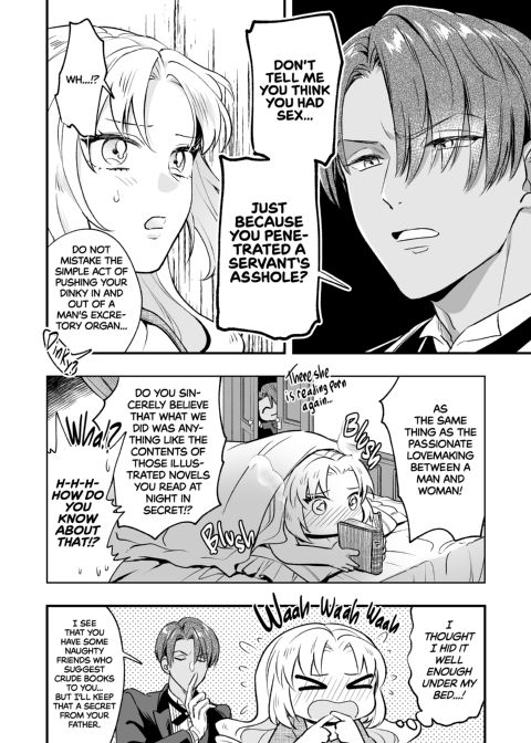 Woes of a Futanari Princess 1: It Doesn’t Count as Sex If I Fuck My Servant's Ass as a Cock Sleeve! Chapter 1 page 31