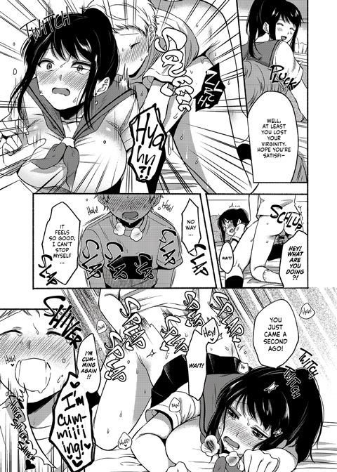 My First Orgasm: Lovey-Dovey Sex with a Girl Who Runs @#NSFW Account Chapter 1 page 24