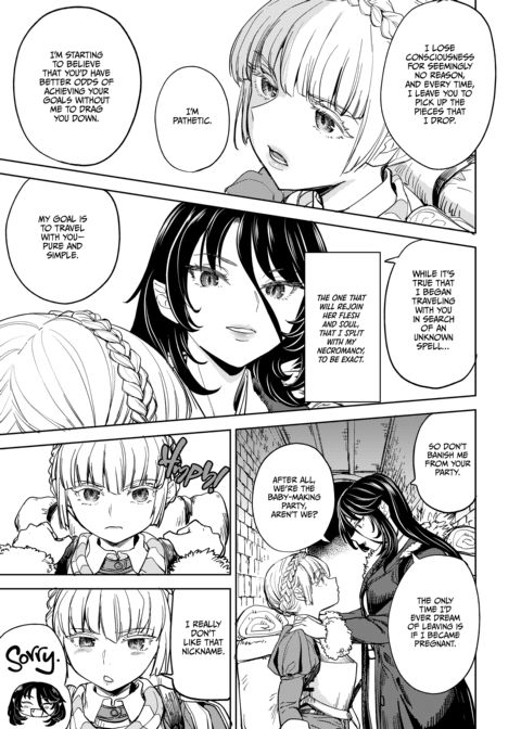 A Lesbian and a Corpse Walk Into a Dungeon... Chapter 1 page 36