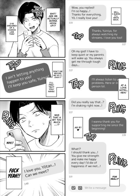 Low-Tier Streamer Rewards a Devoted Fan Chapter 1 page 8