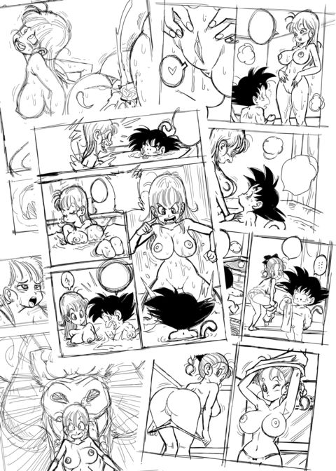 Bulma x Goku: Sex in the Bath Chapter 1 page 25