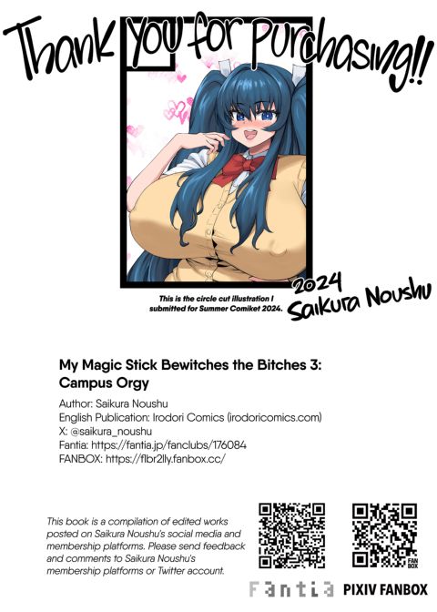 My Magic Stick Bewitches the Bitches 3: Campus Orgy Chapter 1 page 143