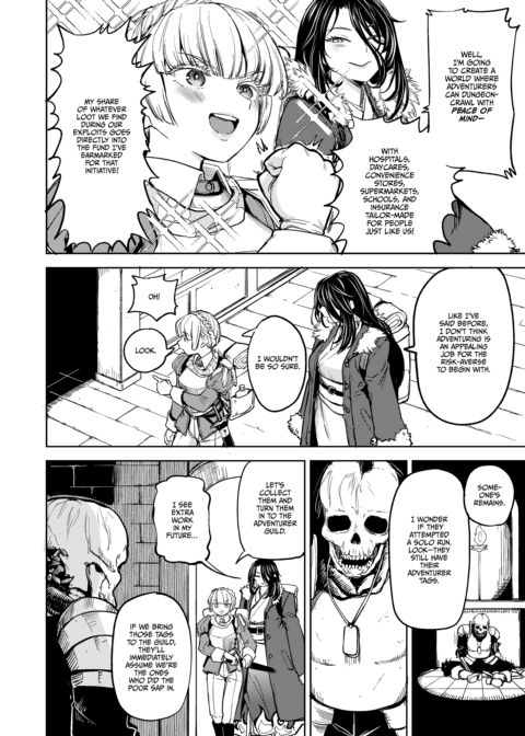 A Lesbian and a Corpse Walk Into a Dungeon... Chapter 1 page 5