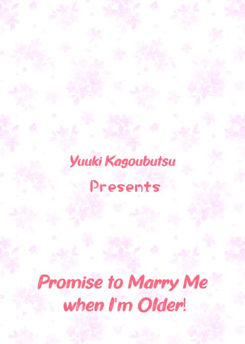 Promise to Marry Me when I'm Older! Chapter 1 page 35