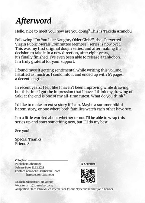 The Perverted Virgin Public Morals Committee Member’s Secret Naughty Request 9 Chapter 1 page 66