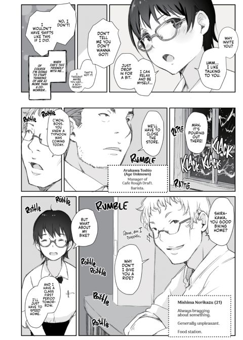 Laid Time Off + Night Shift Chapter 1 page 3