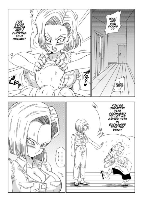 Android 18 vs Master Roshi Chapter 1 page 5