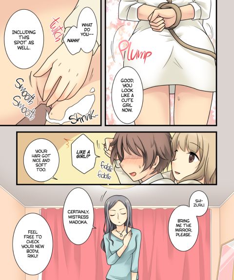 I Wanted to Have a Lesbian Get a Taste of My Cock, but I Got Turned Into a Girl Instead Chapter 1 page 7