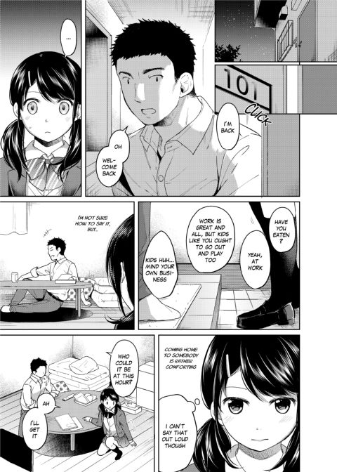 1 Room Apartment + Highschool Girl Suddenly Living Together? Close Contact!? First Sex!!? Ep.4 Chapter 1 page 5