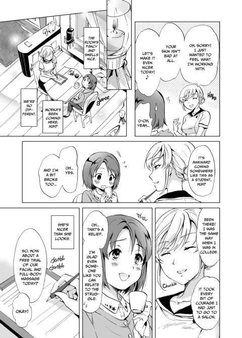 Secret Lesbian Beauty Parlor Chapter 1 page 8