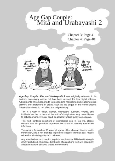 Age Gap Couple: Mita and Urabayashi 2 Chapter 1 page 3