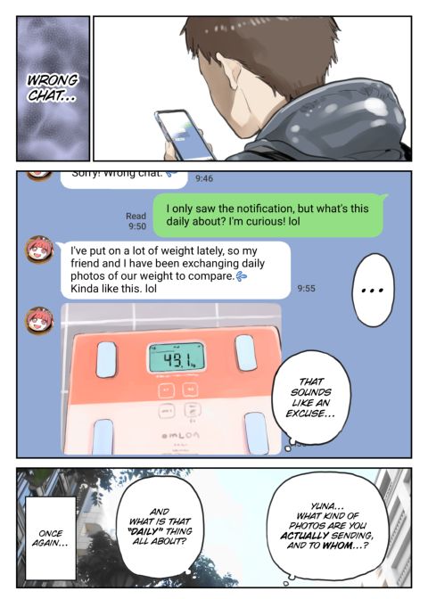 I Only Intended to Peek Through My Girlfriend's Phone 2 Chapter 1 page 32