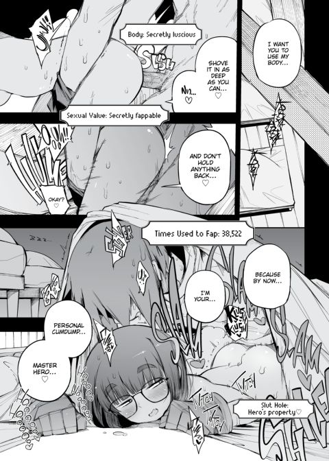 The S-Tier Slut Stats of a Girl Too Plain to Join the Hero's No-Romance Party Chapter 1 page 38