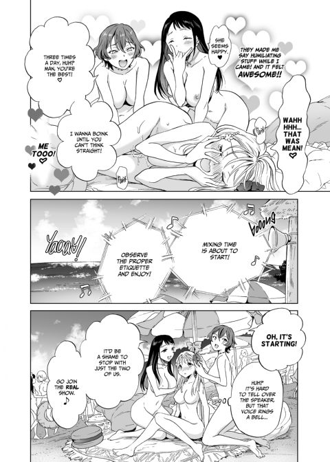 Happy Nudist Beach - It's a Great Day for a Lesbian Beach Orgy! Chapter 1 page 23