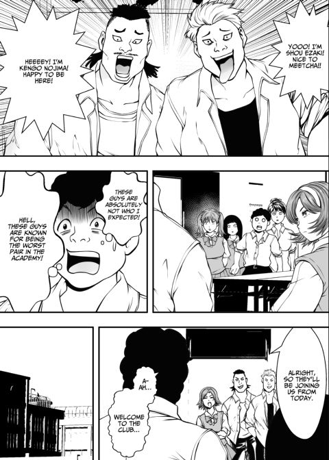 Hottie Harem Versus Playboy Punks Chapter 1 page 8