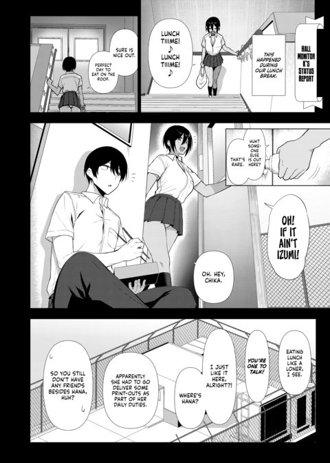 The Hall Monitor on S.L.U.T. Duty Vol. 4 Chapter 1 page 8