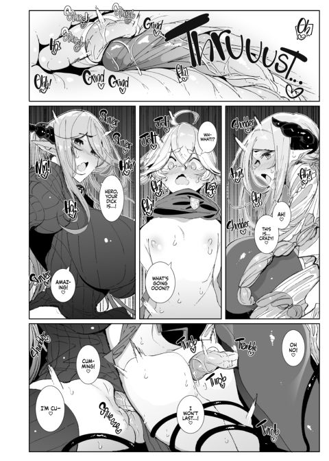 The Demon Lord Is Gone, the World Is at Peace... What Are the Hero and His Futa Succubi Gonna Do!? Chapter 1 page 21