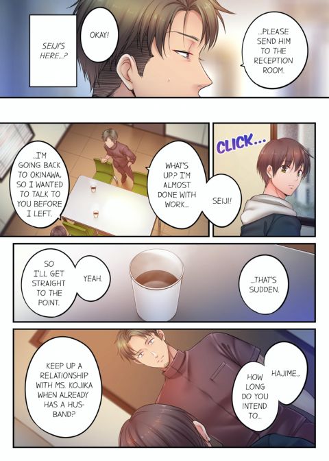 I Can't Resist His Massage! Cheating in Front of My Husband's Eyes Volume 11 Chapter 1 page 55