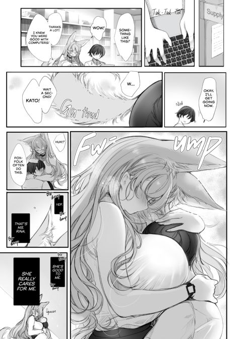 A Post-Lecture Nuzzle With Ms. Rina Chapter 1 page 6