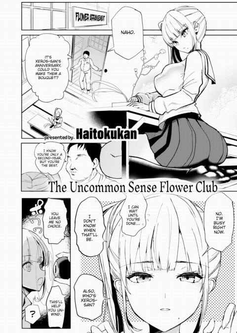 The Uncommon Sense Flower Club Chapter 1 page 1