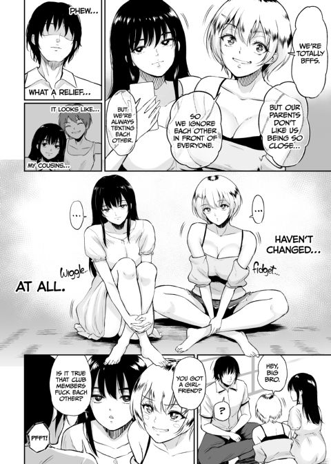 Hot Springs With My Cousins: Reunion With My Thicc Cousins and Our Insemination Session Chapter 1 page 11