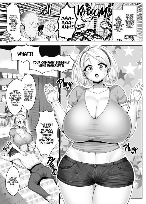 A Nymphomaniac Blonde Exchange Student with Gigantic Tits Moved in Next Door 2 Chapter 1 page 4
