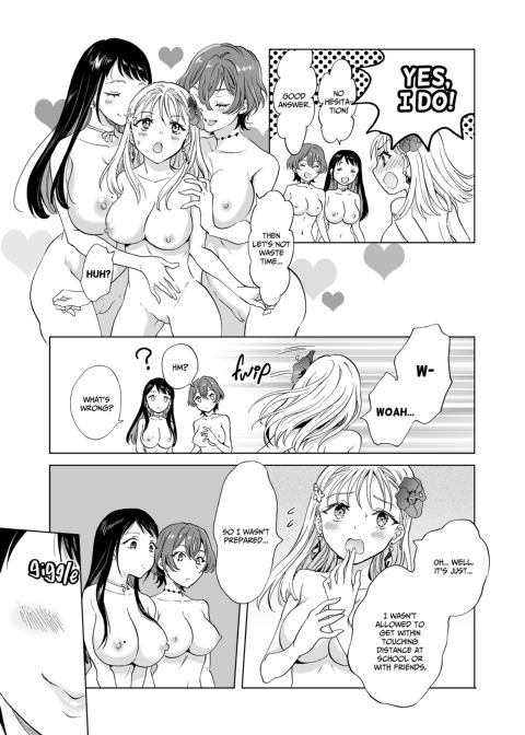 Happy Nudist Beach - It's a Great Day for a Lesbian Beach Orgy! Chapter 1 page 10