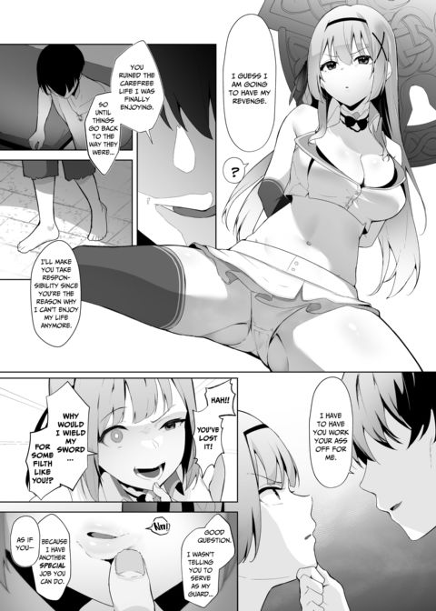 Princess Knight Alicia and the Naughty Body Spell Chapter 1 page 8
