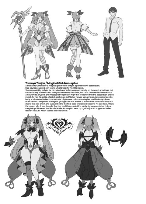 Gender Bending Magical Girl vs Lesbian Succubi Chapter 1 page 50