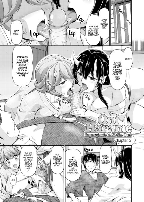 Oni Harame: Impregnate ALL the Oni! Chapter 1 page 90