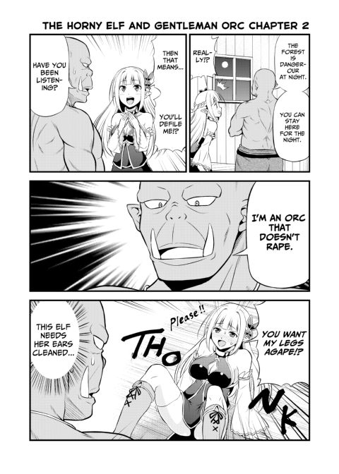 The Horny Elf and the Gentleman Orc 1 Chapter 1 page 12