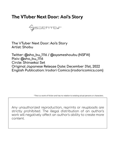 The VTuber Next Door: Aoi's Story Chapter 1 page 41