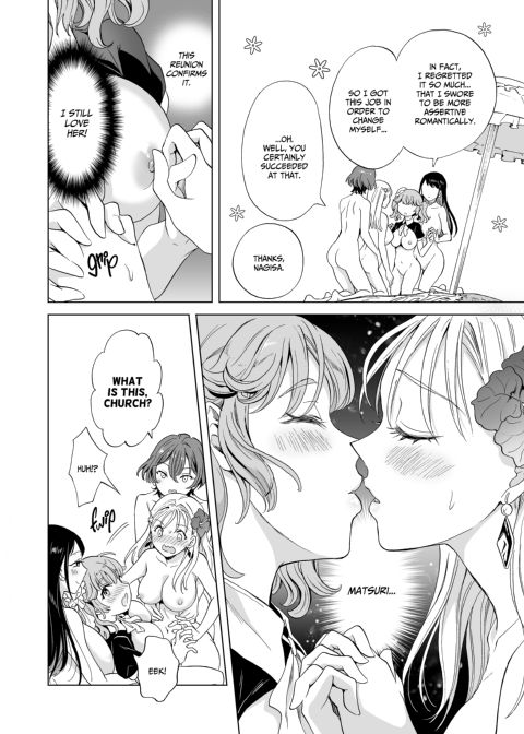 Happy Nudist Beach - It's a Great Day for a Lesbian Beach Orgy! Chapter 1 page 41