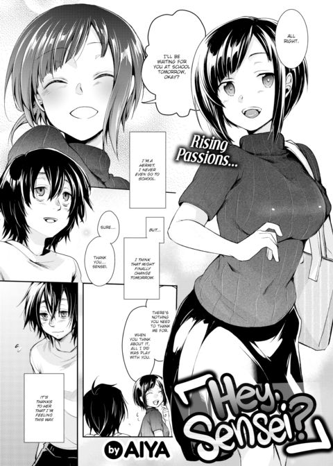 Hey, Sensei? Chapter 1 page 1