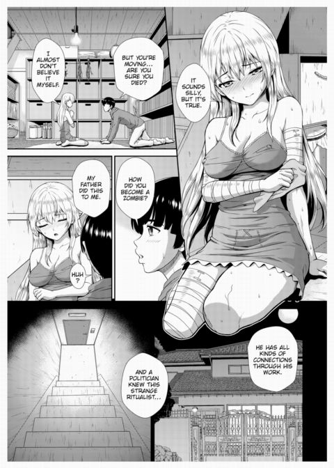 The Path to Salvation for a Zombie Girl is Creampie Sex Ch.02 Chapter 1 page 8