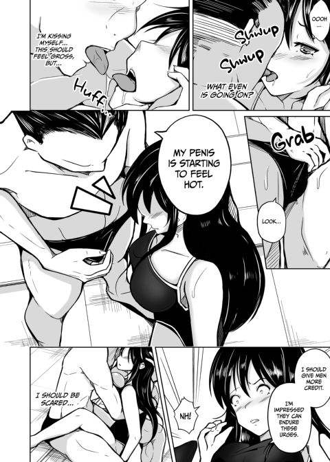 Body-Swapping With My Swim Team Senpai Chapter 1 page 27