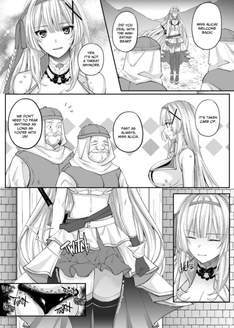 Princess Knight Alicia's Tentacle Troubles Chapter 1 page 7