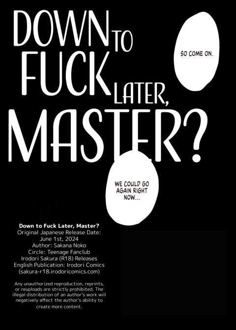 Down to Fuck Later, Master? Chapter 1 page 54
