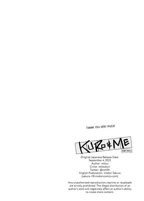 Kuro and Me: Side Story Chapter 1 page 21