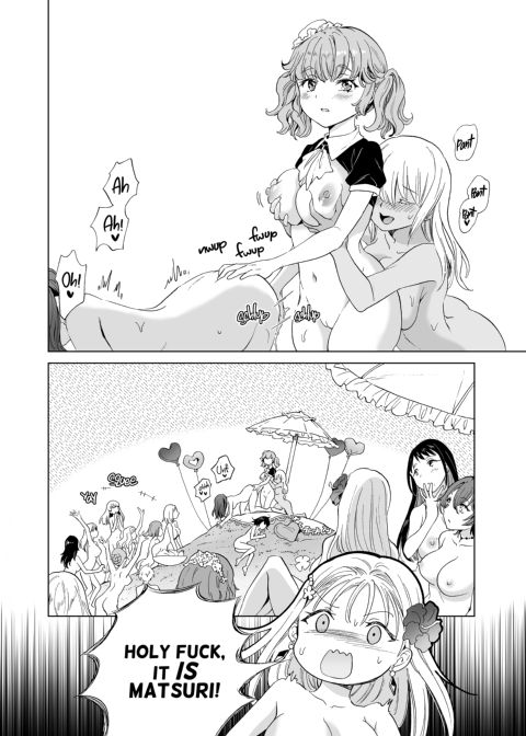 Happy Nudist Beach - It's a Great Day for a Lesbian Beach Orgy! Chapter 1 page 33