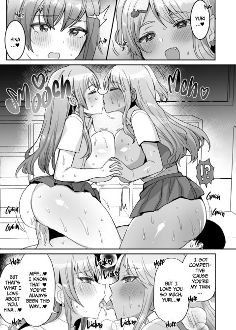 These Twin Gyarus Can't Get Enough Of My Cock! 4 Chapter 1 page 40