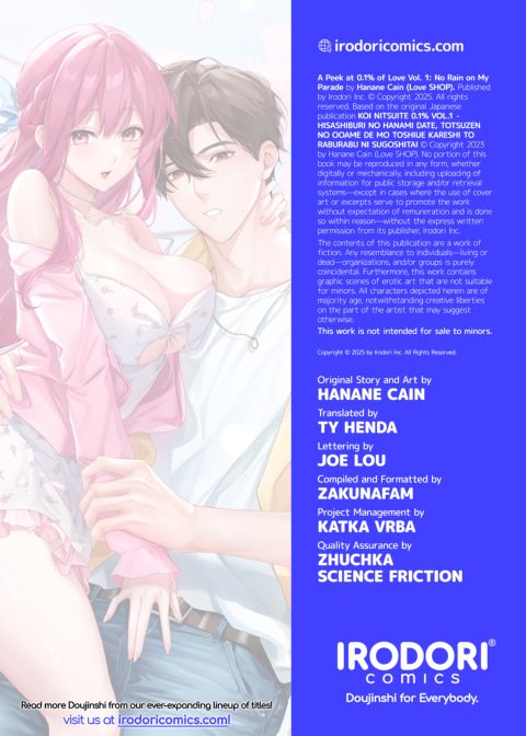 A Peek at 0.1% of Love Vol. 1: No Rain on My Parade Chapter 1 page 44
