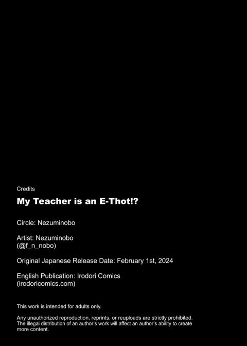 My Teacher is an E-Thot!? Chapter 1 page 46