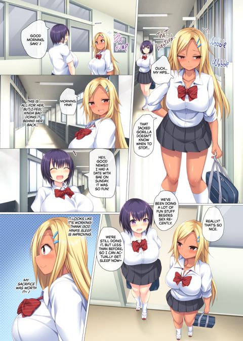 Can the Airhead and the Gyaru Handle the Chad Boyfriend's Raging Sex Drive? Chapter 1 page 24